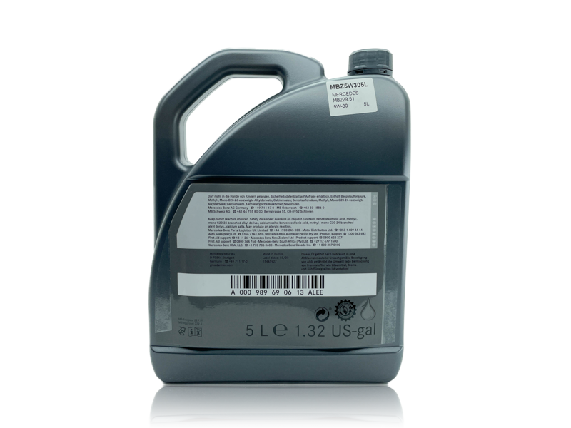 Mercedes MB 229.51 5W30 5L MBZ5W305L